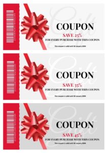 Gift Shopping Coupon Template - Word _ Google Docs